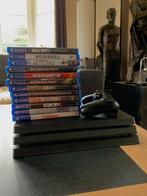 PS4 PRO 1TB + 1 CONTROLLER + 12 GAMES!, Games en Spelcomputers, Spelcomputers | Sony PlayStation 4, Met 1 controller, Ophalen of Verzenden
