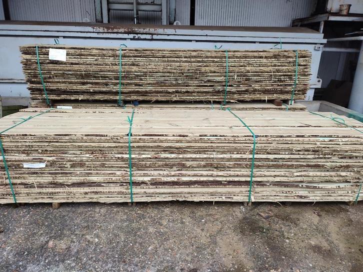 boomschorsplanken, Doe-het-zelf en Bouw, Hout en Planken, Nieuw, Plank, Grenen, 300 cm of meer, Minder dan 25 mm, Geïmpregneerd