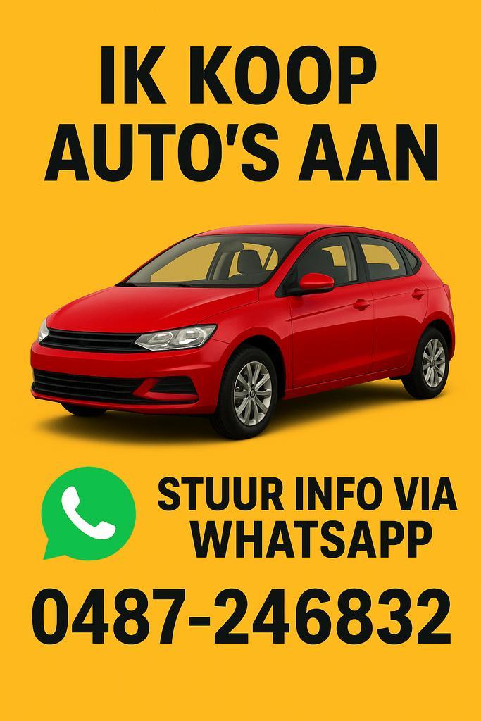 IK KOOP AUTO’S TEGEN DE BESTE PRIJS!!, Auto diversen, Overige Auto diversen, Ophalen