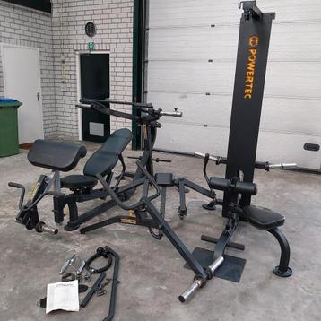 Powertec Multi System Bench + Powertec Lat Pulldown  beschikbaar voor biedingen