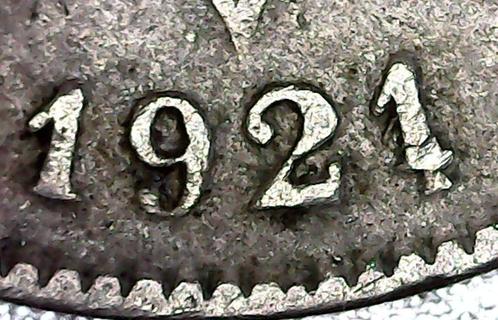 Variété 10 cts 1921 Fr Belgique fauté date double 1 sud, Timbres & Monnaies, Monnaies | Belgique, Monnaie en vrac, Métal, Envoi