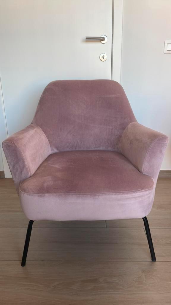Zetelstoel, Huis en Inrichting, Fauteuils, Gebruikt, Stof, 50 tot 75 cm, Minder dan 75 cm, Ophalen