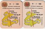 2 BIERK. STELLA ARTOIS  LEUVEN-HEVERLEE 21 - 2  1980  KLEUR, Collections, Marques de bière, Sous-bock, Stella Artois, Envoi, Neuf