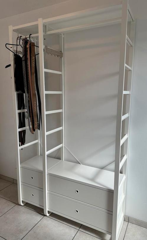 Kledingrek wit / dressing met schuiven, Huis en Inrichting, Kasten | Kleerkasten, Nieuw, Ophalen