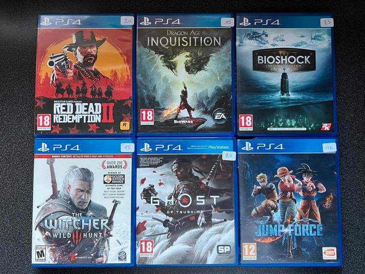 Playstation 4 games dragonball z god of war star wars, Games en Spelcomputers, Games | Sony PlayStation Vita, Zo goed als nieuw