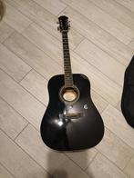 Epiphone DR-100 EB Ebony met gigbag., Muziek en Instrumenten, Snaarinstrumenten | Gitaren | Akoestisch, Ophalen, Zo goed als nieuw