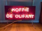 Vintage Neon Reclame - Koffie De Olifant, Verzamelen, Merken en Reclamevoorwerpen, Ophalen, Gebruikt, Lichtbak of (neon) lamp