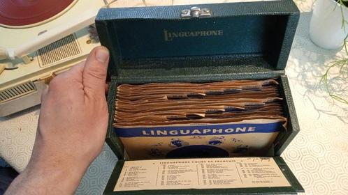 Linguaphone platen met ORGINELE DRAAGKOFFER KOMPLETE SET, Cd's en Dvd's, Vinyl | Verzamelalbums, Gebruikt, Overige genres, Overige formaten