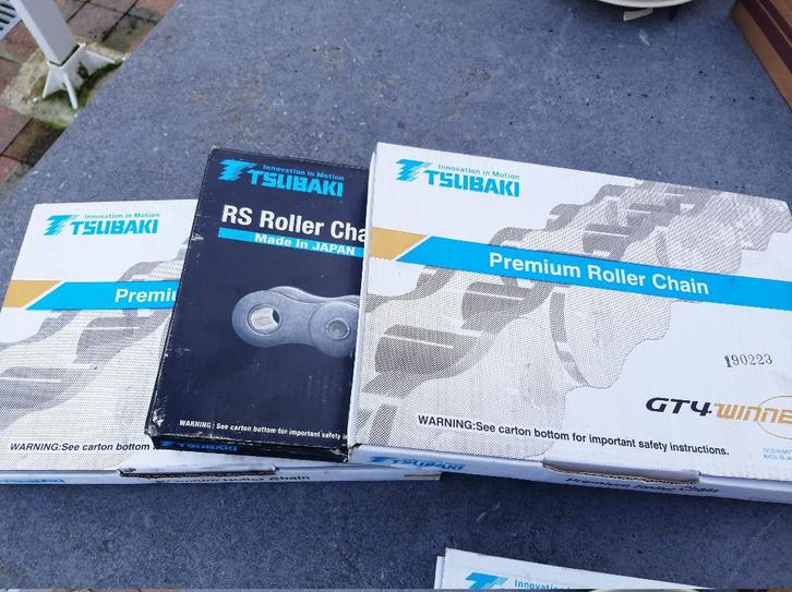 aandrijfketting TSUBAKI, Motos, Pièces | Toutes-marques, Neuf, Enlèvement ou Envoi