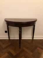 halfrond antiek tafeltje, uit te klappen tot ronde tafel, Antiek en Kunst, Ophalen