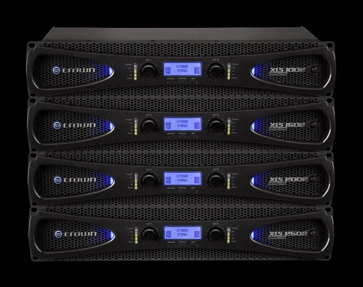 CROWN DRIVECORE 2 XLS 2502 XLS2502 NIEUWSTAAT, Audio, Tv en Foto, Versterkers en Ontvangers, Zo goed als nieuw, Stereo, 120 watt of meer