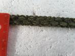 vlechtwerk - vlechtwerk - wollen band 15 mm bronsgroen G1517, Nieuw, Ophalen of Verzenden