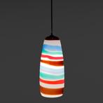 Mond geblazen design pendant H 36cm D 16cm, Huis en Inrichting, Lampen | Hanglampen, Design mond geblazen pendant, Gebruikt, Ophalen of Verzenden