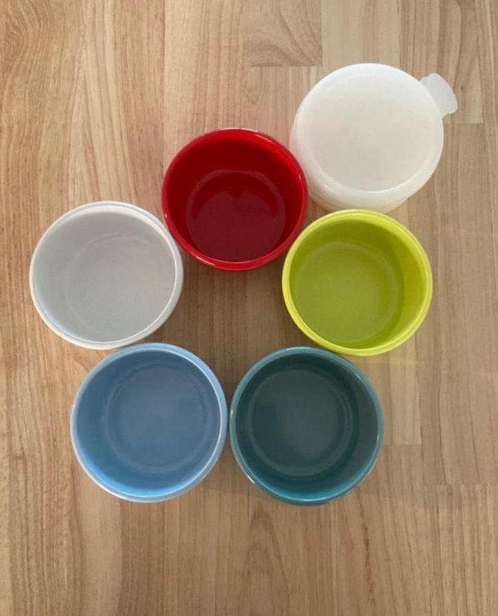 Mepal Volumia 200ml - set of 5, Huis en Inrichting, Keuken | Tupperware, Zo goed als nieuw, Overige typen, Blauw, Groen, Wit, Rood