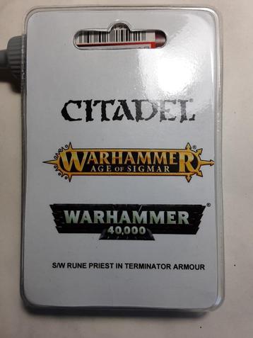 Warhammer 40k Space Wolves Rune Priest in Terminator Armour 