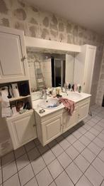 badkamermeubel, witte kleur, Huis en Inrichting, Badkamer | Badkamermeubels, Ophalen, Gebruikt, Minder dan 100 cm