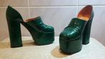 Plateauschoenen groene kleur, Vêtements | Femmes, Chaussures, Chaussures à haut talons, Porté, Vert, Enlèvement