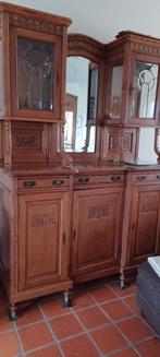 Antieke vol eiken kast, Antiek en Kunst, Ophalen