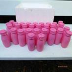 30 roze flacons met schroefdop, Ophalen of Verzenden, Gebruikt, Materiaal