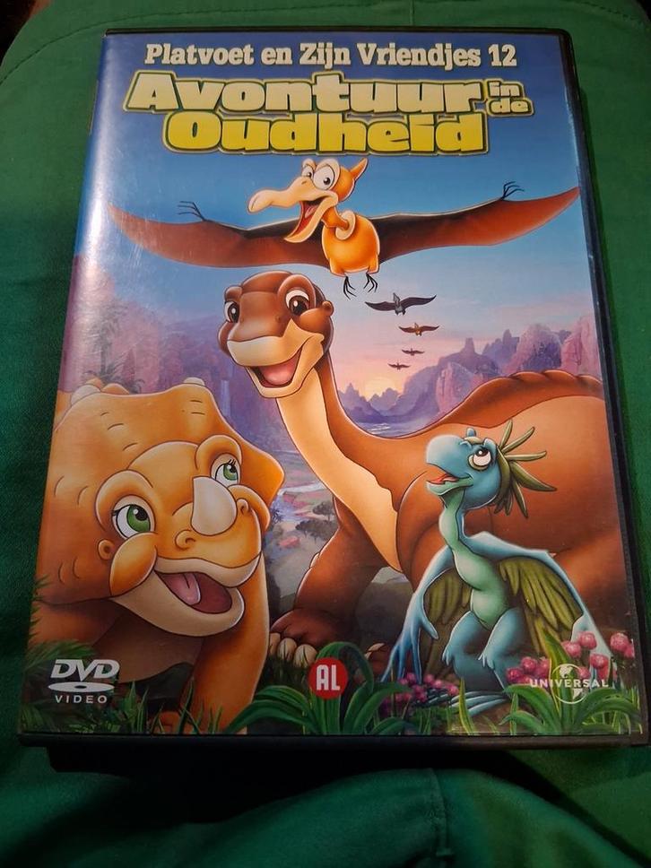 Dvd platvoet en zijn vriendjes 12, avontuur in de oudheid, Cd's en Dvd's, Dvd's | Tekenfilms en Animatie, Zo goed als nieuw, Amerikaans