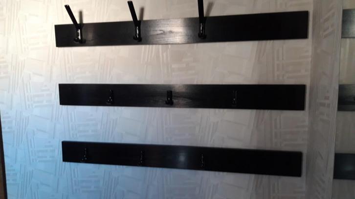 wandkapstokken, Huis en Inrichting, Woonaccessoires | Kapstokken, Gebruikt, Wandkapstok, Minder dan 100 cm, Hout, Ophalen