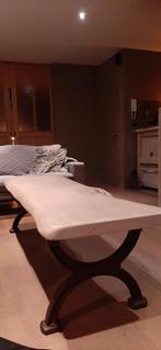 Salontafel /zitbank, Enlèvement, Comme neuf, Autres essences de bois, Moins de 50 cm