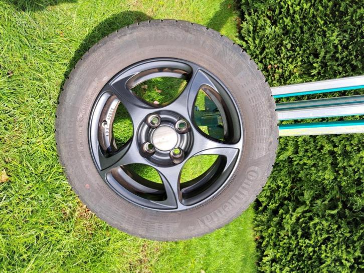 AUTO VELGEN + ZOMERBANDEN, Auto-onderdelen, Banden en Velgen, Velg(en), Zomerbanden, 14 inch, 175 mm, Personenwagen, Gebruikt
