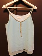 Topje, met “ketting” detail, Maat 38/40 (M), Blauw, Ophalen of Verzenden, Zo goed als nieuw