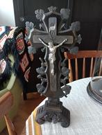 A DONNER Ancien calvaire croix bois crucifix christ jésus, Enlèvement ou Envoi
