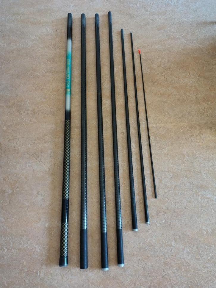 BIFA MAGIC POWERLIGHT PRO 950 met rekker, Watersport en Boten, Hengelsport | Algemeen, Zo goed als nieuw, Vaste hengel, Ophalen of Verzenden