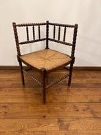 Fauteuil d'angle en osier et chêne Bobbin, Enlèvement