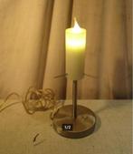 Mooi Retro Metalen Tafellamp - 30cm, Huis en Inrichting, Lampen | Tafellampen, Ophalen of Verzenden, Metaal, Zo goed als nieuw