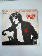 Vinyl 45trs- julien clerc- le cœur trop grand pour moi, Enlèvement ou Envoi, Utilisé