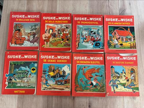 8x Suske en Wiske –klassieke rode reeks–Studio Vandersteen, Verzamelen, Stripfiguren, Zo goed als nieuw, Suske en Wiske, Ophalen of Verzenden