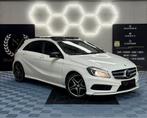 Mercedes-Benz A 200*AMG LINE*XENON*PANO DAK*LEER*GARANTIE, Auto's, Mercedes-Benz, Euro 5, Zwart, 4 cilinders, Wit