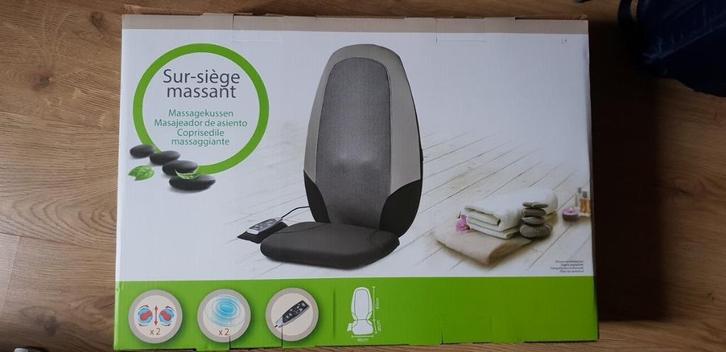 Siège massant fauteuil de bureau., Sports & Fitness, Produits de massage, Neuf, Autres types, Enlèvement