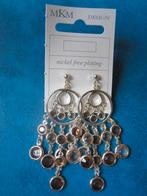 Boucles d'oreilles en argent avec différentes couleurs de, Bijoux, Sacs & Beauté, Boucles d'oreilles, Neuf, Enlèvement ou Envoi