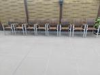 8 tuinstoelen, Tuin en Terras, Tuinstoelen, Ophalen, Zo goed als nieuw, Stapelbaar
