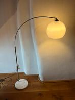 Booglamp wit marmer voet, Ophalen, Booglamp design vintage, 200 cm of meer, Zo goed als nieuw