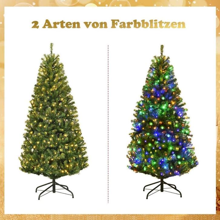 Unieke Kerstboom! 11 Lichtmodi. 5oo Lampen All-In-One. 210cm, Diversen, Kerst, Nieuw, Ophalen of Verzenden