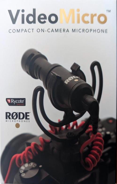 Rode Video microfoon in nieuwe staat, TV, Hi-fi & Vidéo, Caméscopes numériques, Comme neuf, Microphone externe, Enlèvement