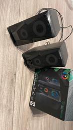 Battletron Pc speakers met led, Comme neuf, Enlèvement ou Envoi