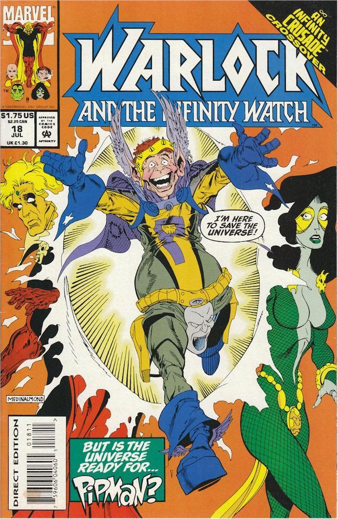 Marvel Comics - Warlock & The Infinity Watch # 18, Boeken, Strips | Comics, Gelezen, Eén comic, Amerika, Ophalen of Verzenden