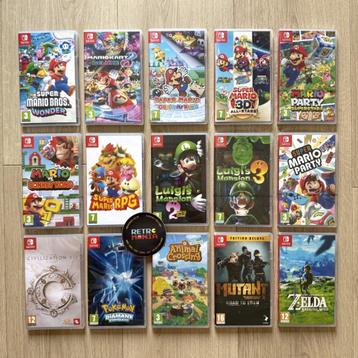 Nintendo Switch-spellen beschikbaar voor biedingen
