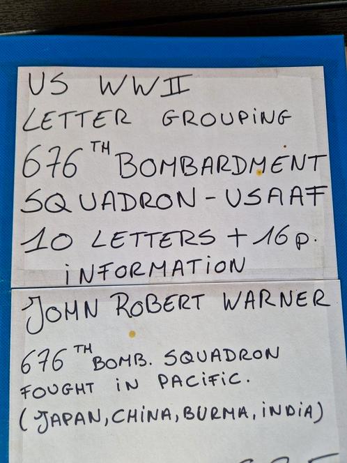 US ww2 676th Bombardment Grouping, Verzamelen, Militaria | Tweede Wereldoorlog, Ophalen of Verzenden