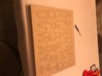 Schrijfwijze van letters Houten plaat, Kinderen en Baby's, Speelgoed | Educatief en Creatief, Ophalen, Nieuw, Taal en Lezen