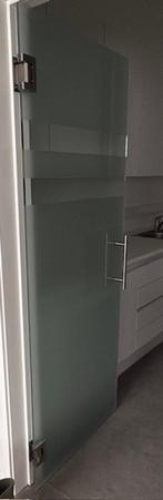 2 glazen draaideuren, Doe-het-zelf en Bouw, Deuren en Vliegenramen, Ophalen, Gebruikt, Binnendeur, Minder dan 200 cm