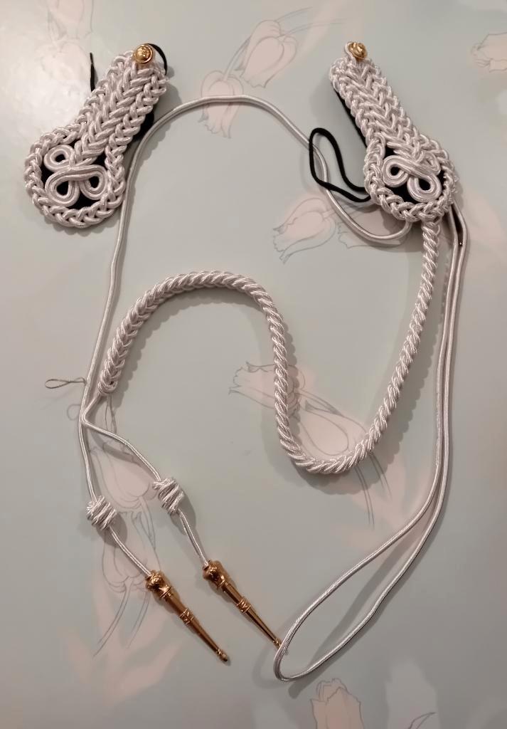 Rijkswacht koorden officier "subalterne", Collections, Objets militaires | Général, Gendarmerie, Enlèvement ou Envoi