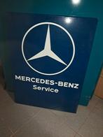 Emaille bord mercedes, Ophalen