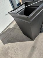 Plantenbak zwart 2 stuks goede staat, door verhuis, Jardin & Terrasse, Bacs à fleurs & Jardinières, Enlèvement